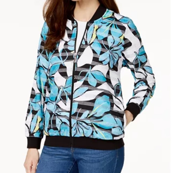 Alfred Dunner Bomber Jacket - Picture 1 of 2